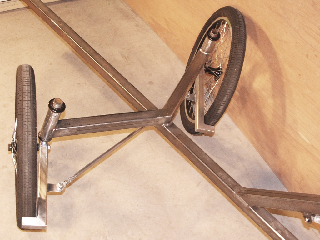 StreetFox Tadpole Trike - ackerman steering